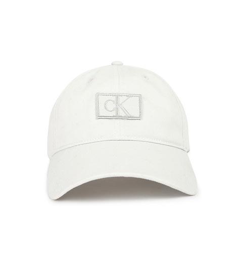 Men Off White Printed Snapback Cap